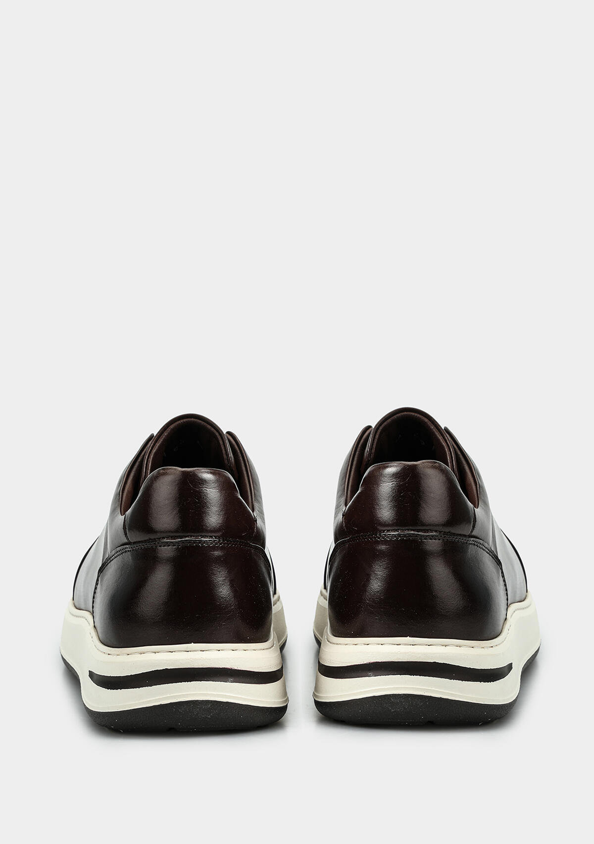 Kahve Deri Erkek Sneaker