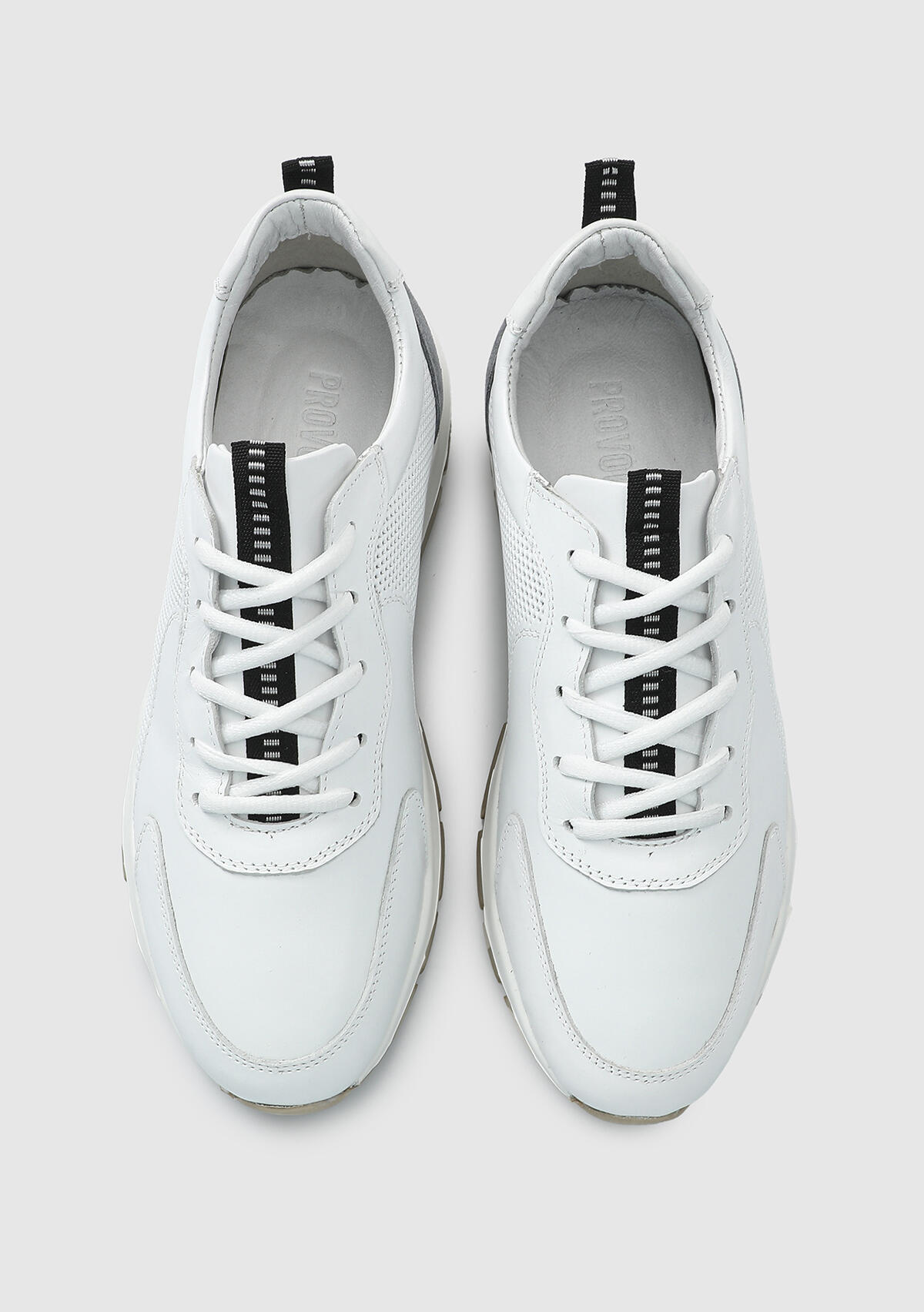 Beyaz Deri Erkek Sneaker