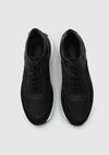 Siyah Deri Erkek Sneaker