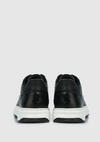 Siyah Deri Erkek Sneaker