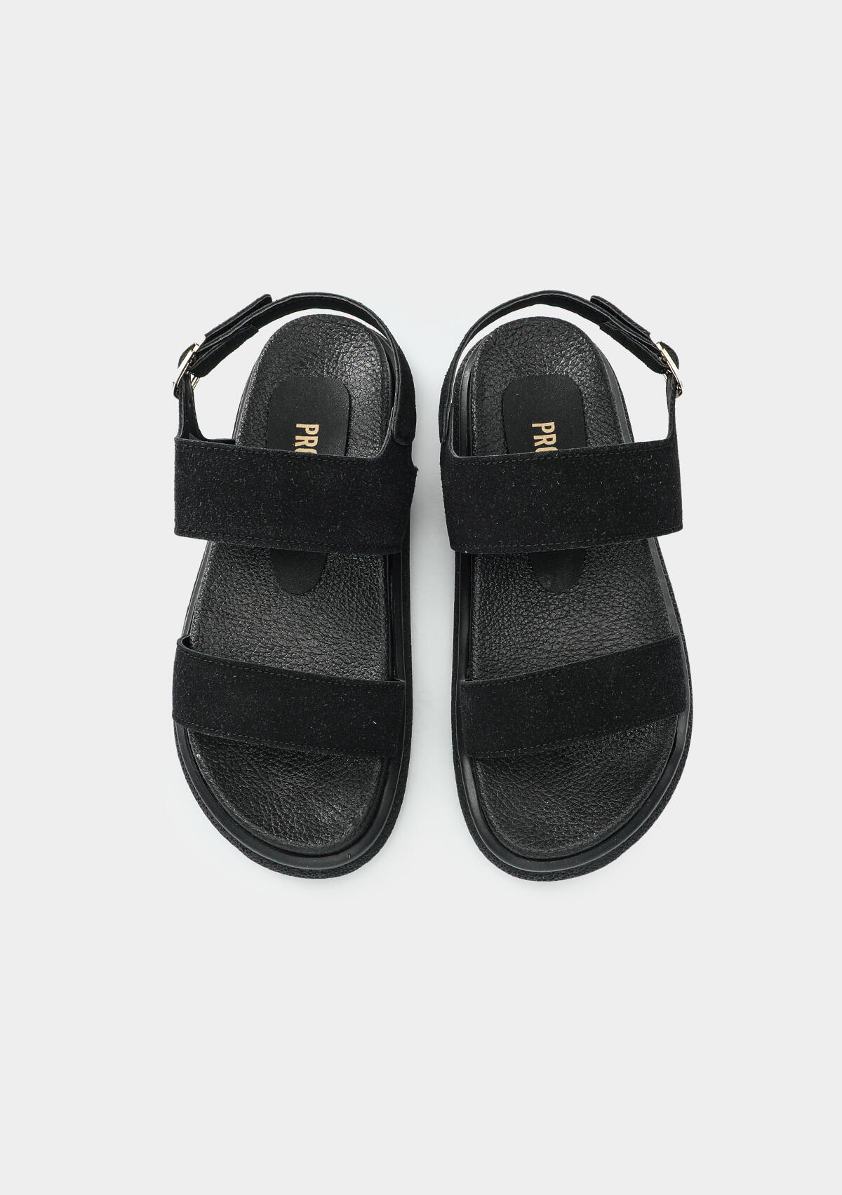 Siyah Kadın Düz Sandalet